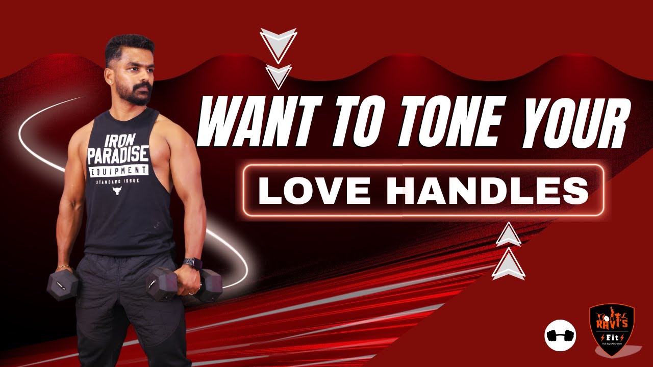 Want To Tone Your LOVE HANDLES |Safe & Effective Exercises at Home,🏠🤞🏻