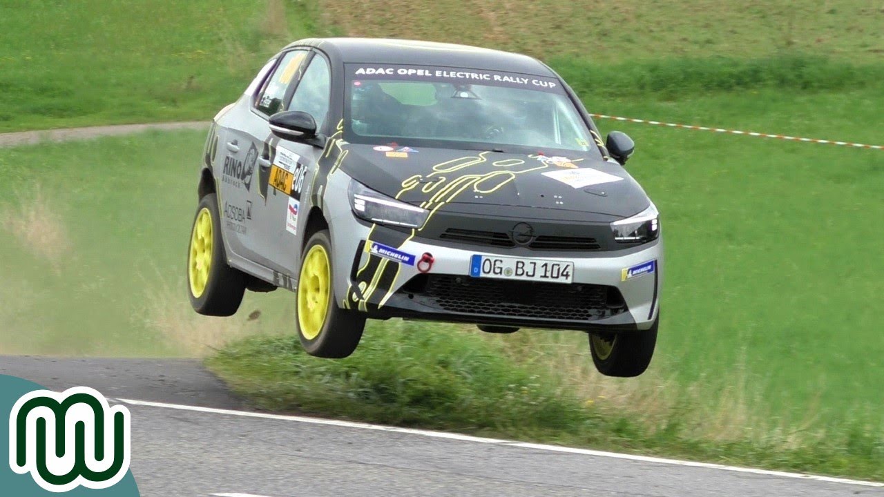 Opel Electric Rally Cup 2023: Hot Moments, Jumps & Action - Saarland-Pfalz Rallye