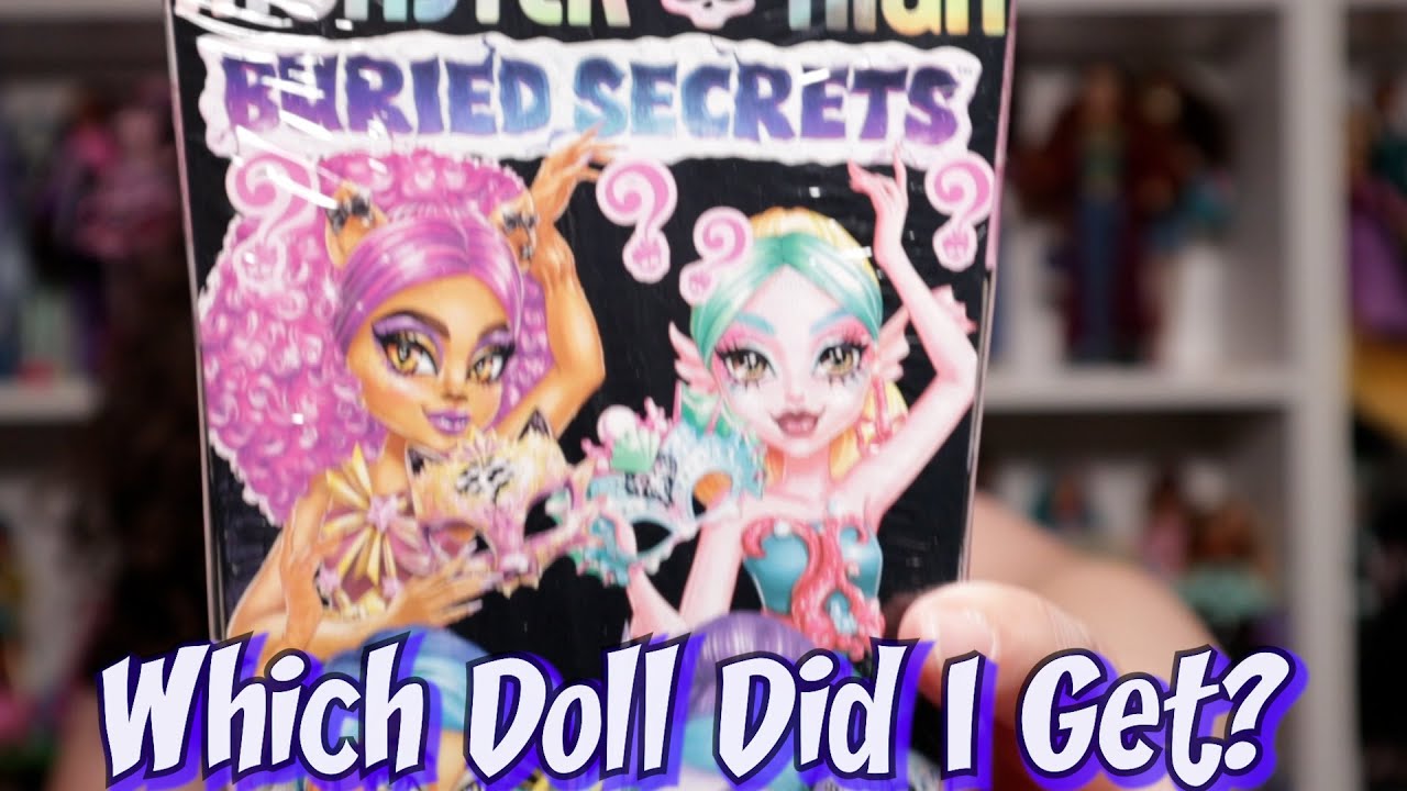 My First MH Buried Secrets Doll!! Who did I get? Can you guess?? #dolls #monsterhigh #unboxing