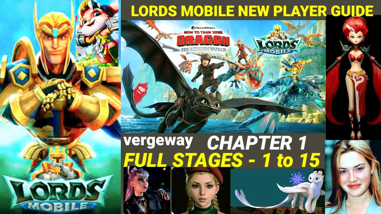 Lords mobile Vergeway chapter 1: all stages (1-15)| Lords mobile game Kaise Khele
