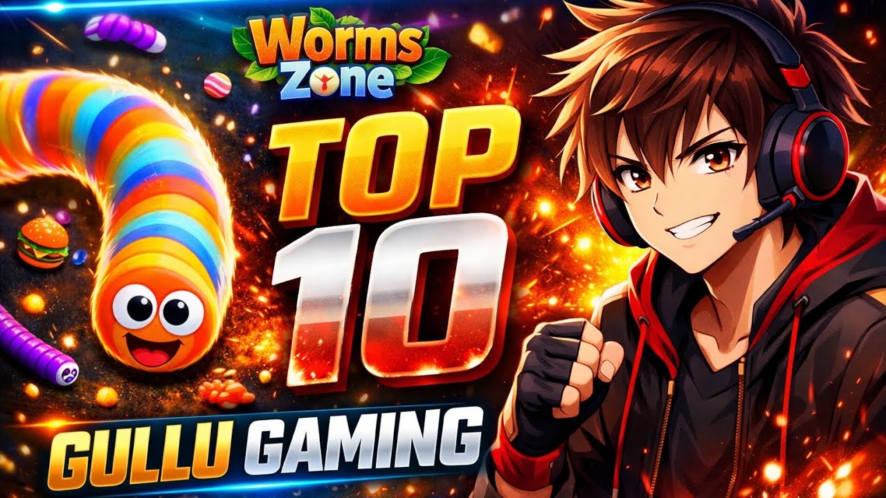 #wormszone me biggest top 10 me pahuch gaya #like #suscribe #gaming #jayshreeram 🙏🙏☺️☺️