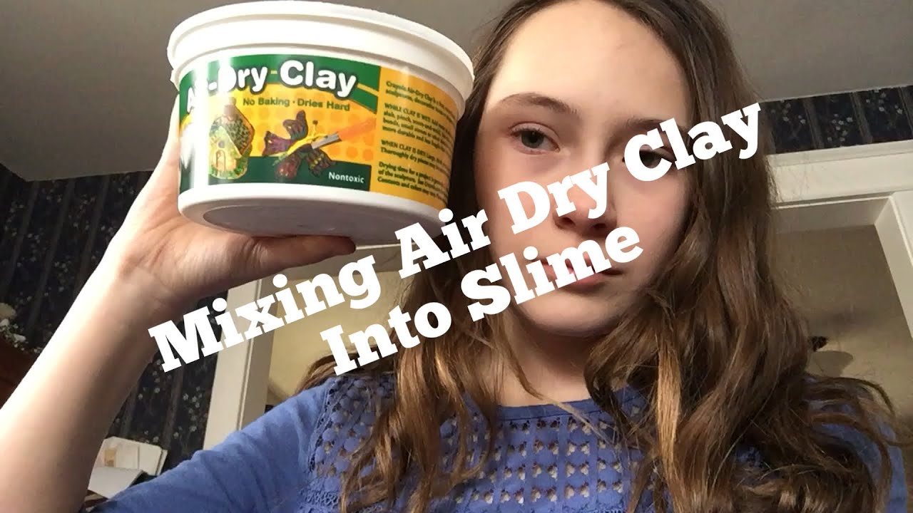 What Happens When You Mix Air-Dry Clay Into Slime?!