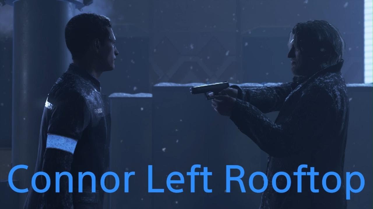 Detroit: Become Human Rooftop Ending #1 (Connor Left Rooftop)