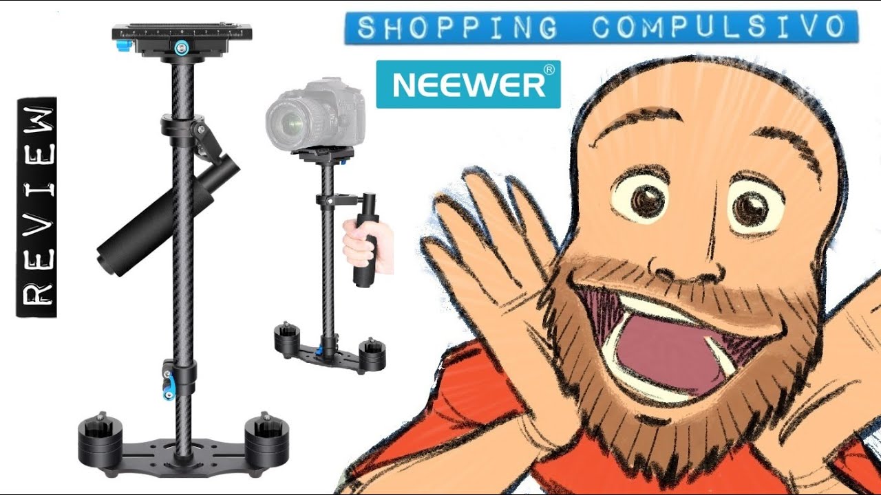 👨🏻‍⚕Review:📹 Neewer Fibra di Carbonio MANUALE 📹 Stabilizzatore REFLEX Video stabili nitidi 🥇😍