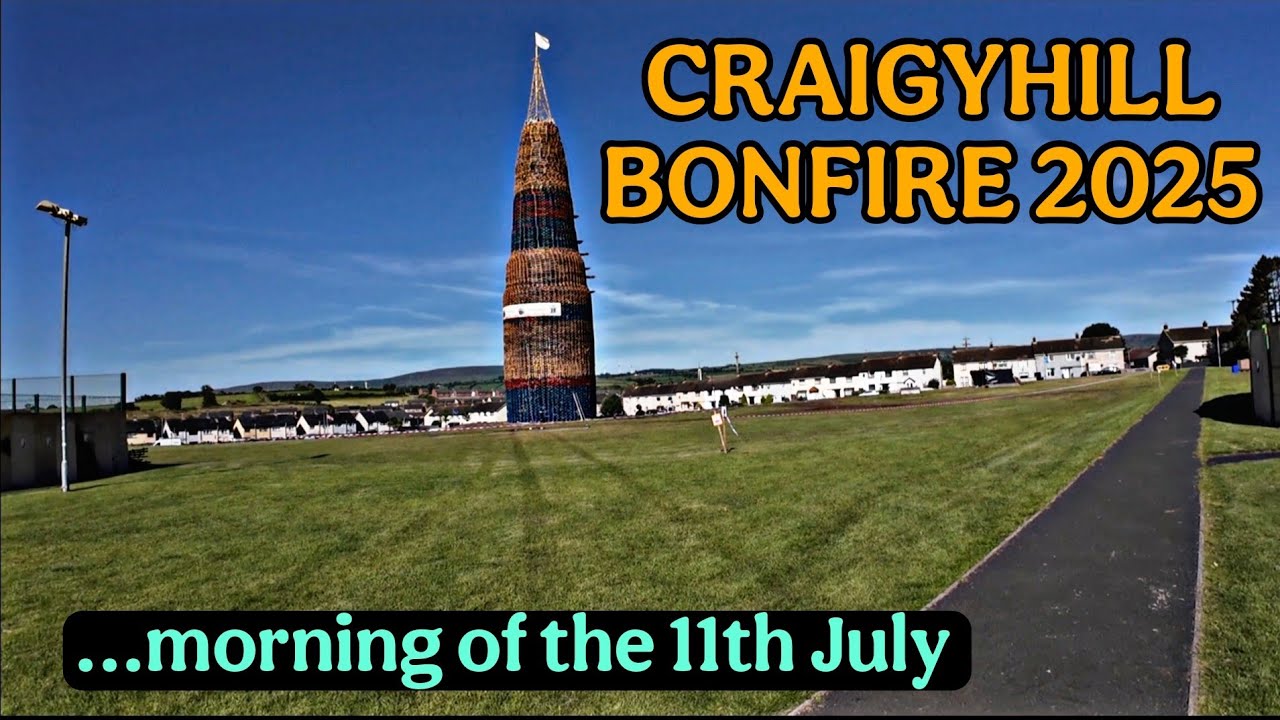 CRAIGYHILL BONFIRE 2025...morning of 11th July