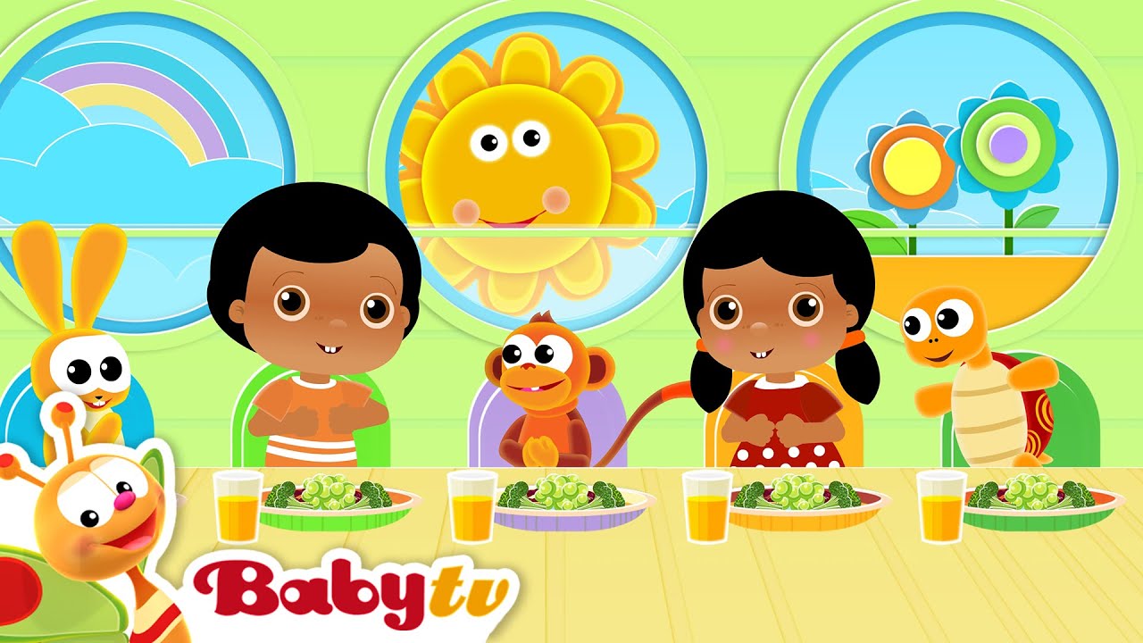 Wat een prachtige dag - Lunchtijd | Dagelijkse routine | Kinderliedjes  🎵 @BabyTVNL