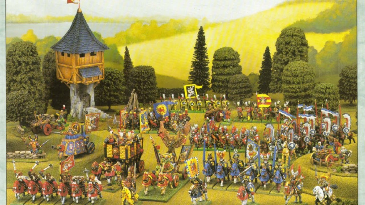 Warhammer 5th ed. Battle Report: Dwarfs & Empire v Dark Elves