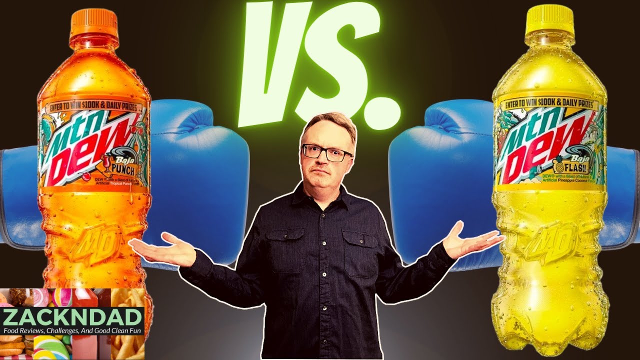 The BATTLE Between Mountain Dew&reg; Baja Flash VS. Baja Punch | ZacknDad