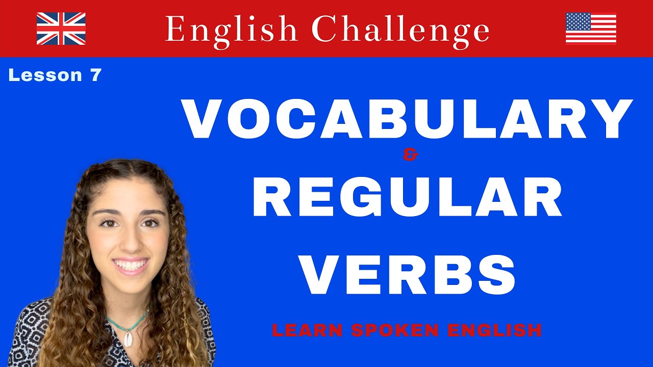Regular Verbs - Vocabulary // English Challenge for Beginners