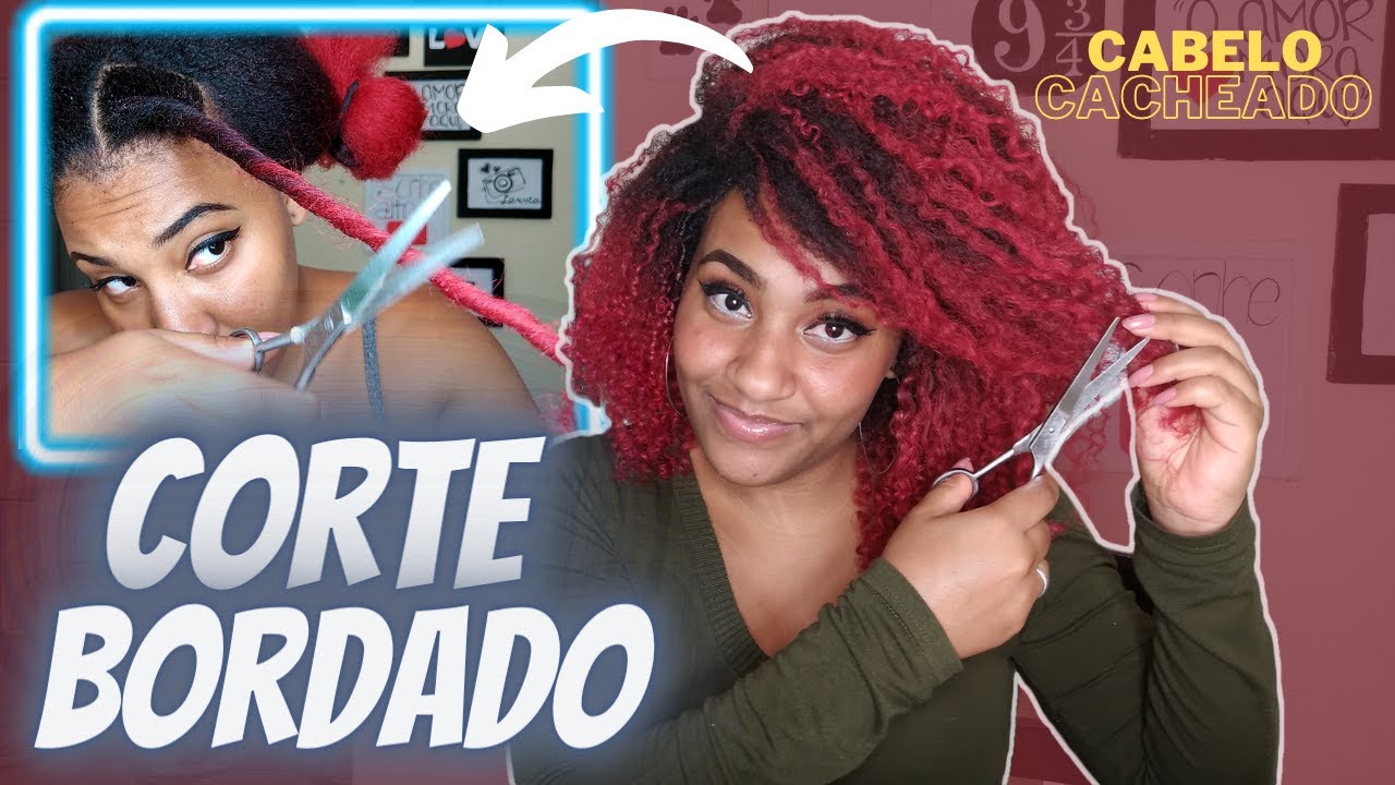 COMO FAZER CORTE BORDADO EM CABELO CACHEADO/ CORTE PARA CABELO CACHEADO SEM TIRAR NO COMPRIMENTO.