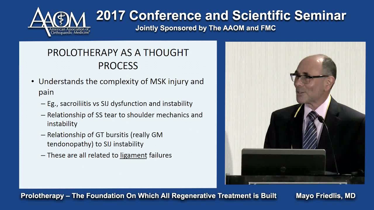 Prolotherapy-The Foundation On Which All Regenerative Treatment is Built