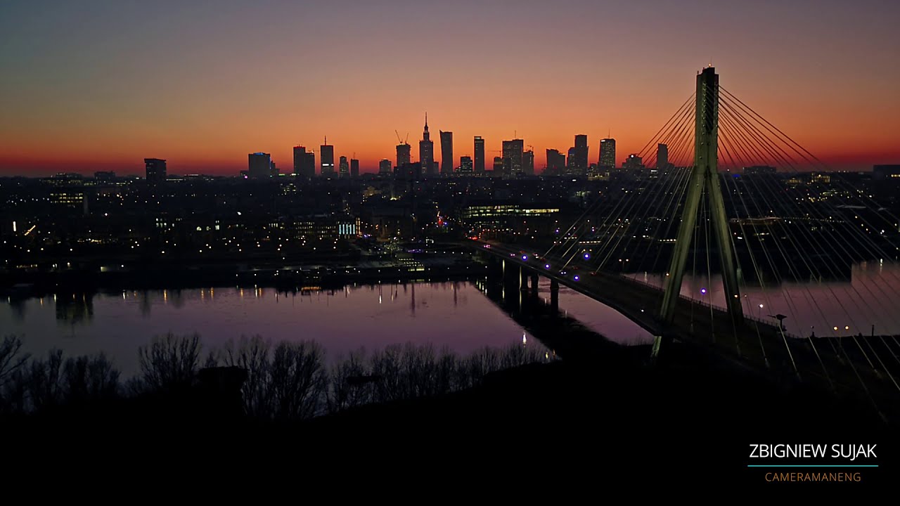 The memory of summer - skyscrapers in the evening