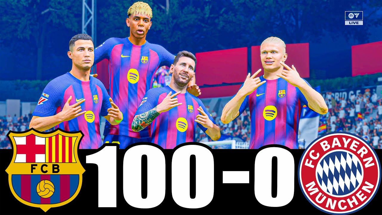 RONALDO, MESSI, LAMINE YAMAL, MBAPPE ALL BEST PLAYERS IN THE WORLD PLAYING TOGETHER | MESSALDO FC 26