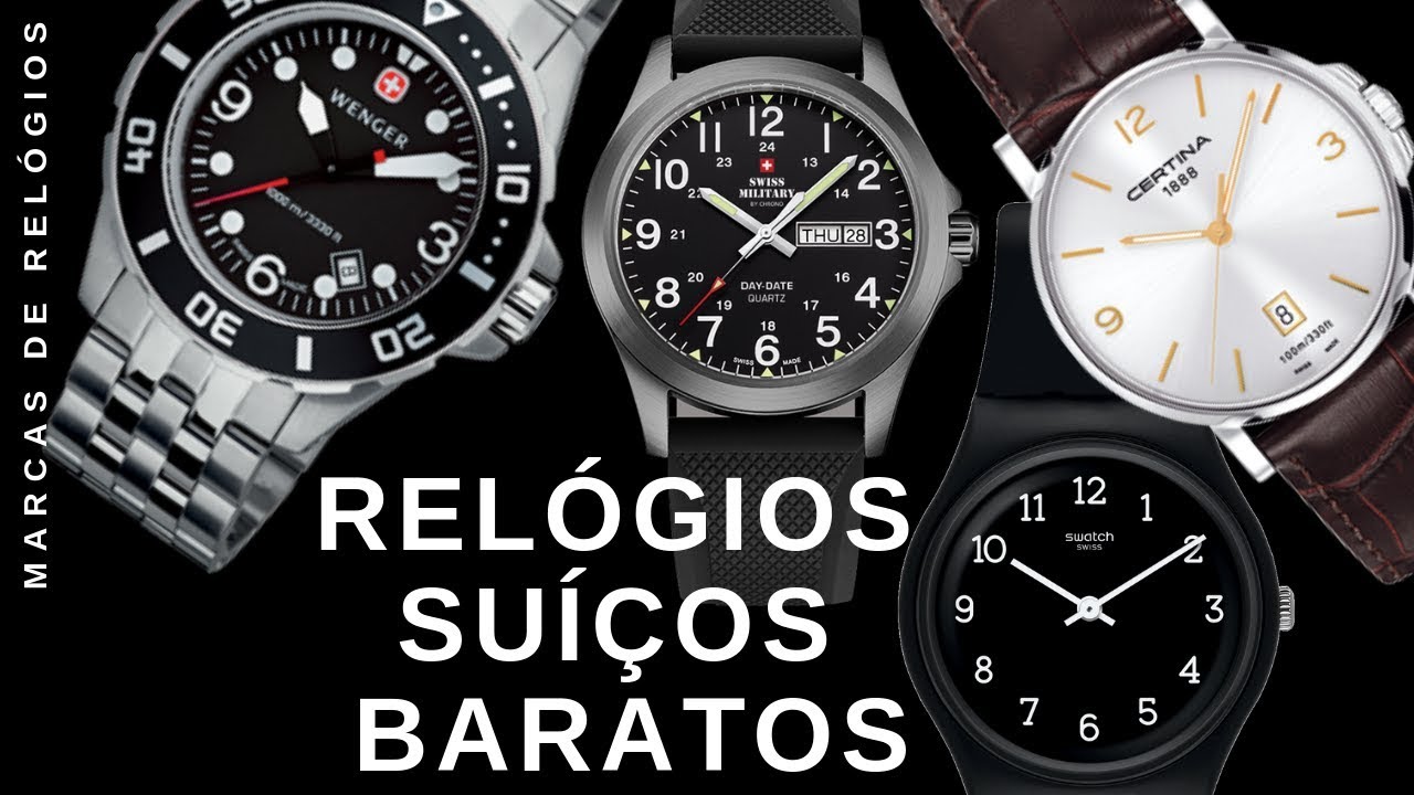 Rel&oacute;gios Su&iacute;&ccedil;os Baratos