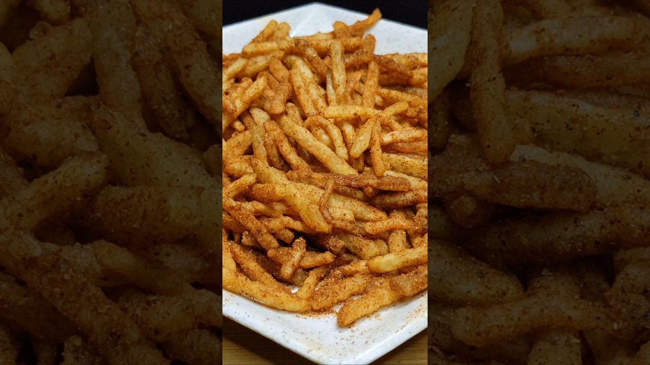 crispy potato snacks | crispy fries | ASMR cooking | #shorts #snacks