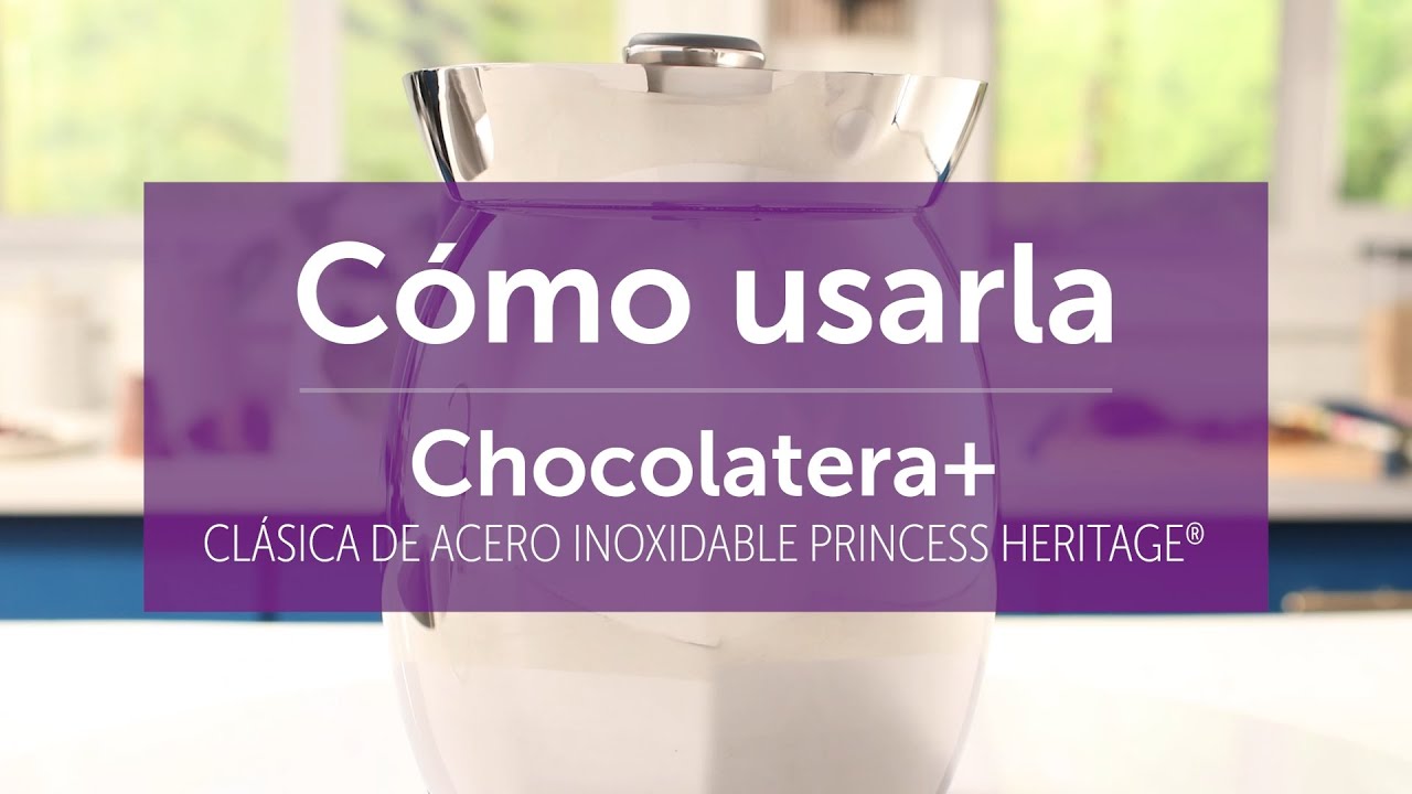 C&oacute;mo usar la Chocolatera Cl&aacute;sica de Acero Inoxidable Princess Heritage&reg;