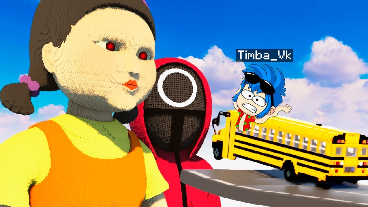 Los JUEGOS DEL CALAMAR Vs SUPER AUTOS 🦑💥🚗 SQUID GAMES en TEARDOWN
