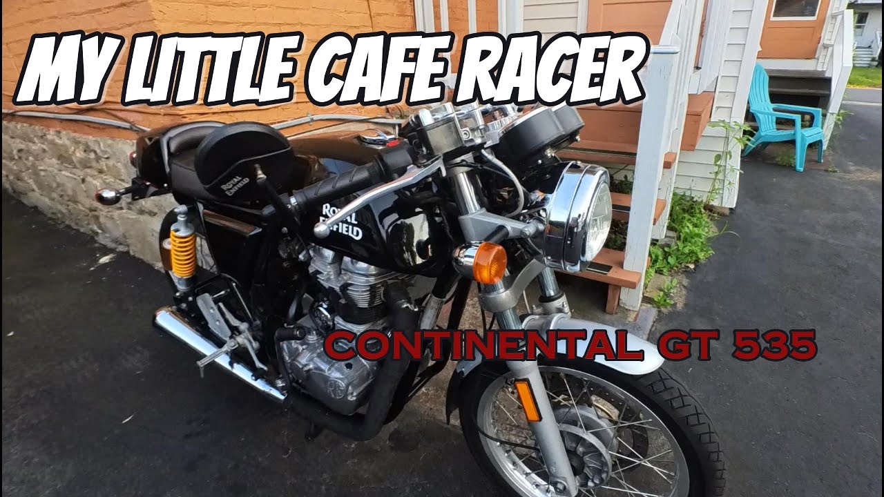 My Little Cafe Racer Project (Royal Enfield Continental GT 535 with PCV, Silencer, Clubman Style)