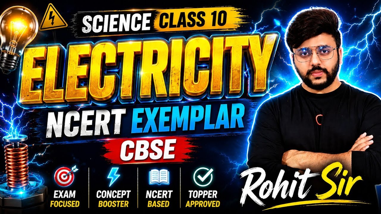 Electricity NCERT Exemplar Solutions | Class 10 Science | Most Important questions 