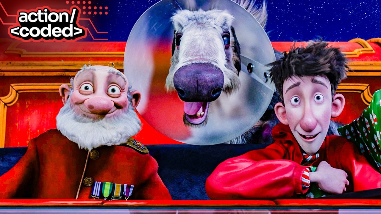arthur christmas (2011) - grandsanta offers to help arthur deliver the gift on time