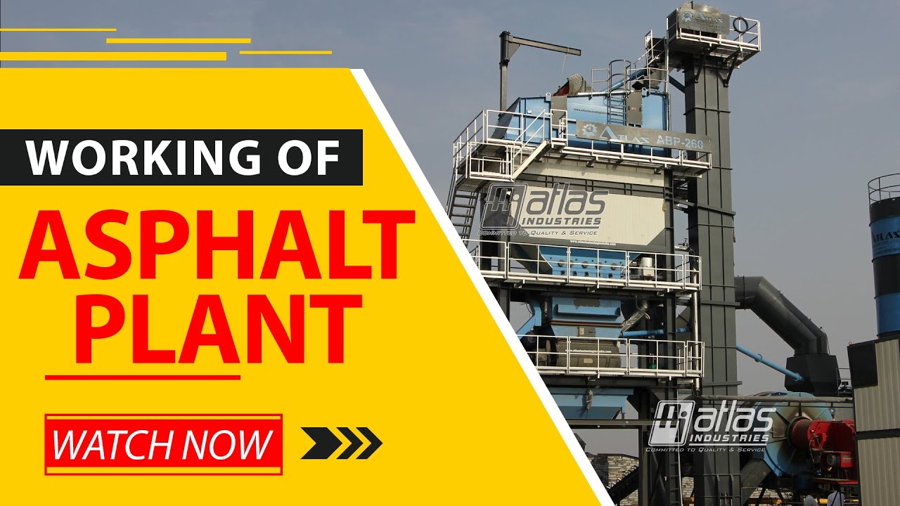 How does asphalt plant work? | Asphalt plant operation video