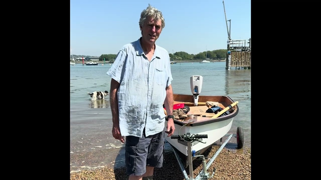 Mebo 12 nesting dinghy build- Day 47 Launch day(finally)