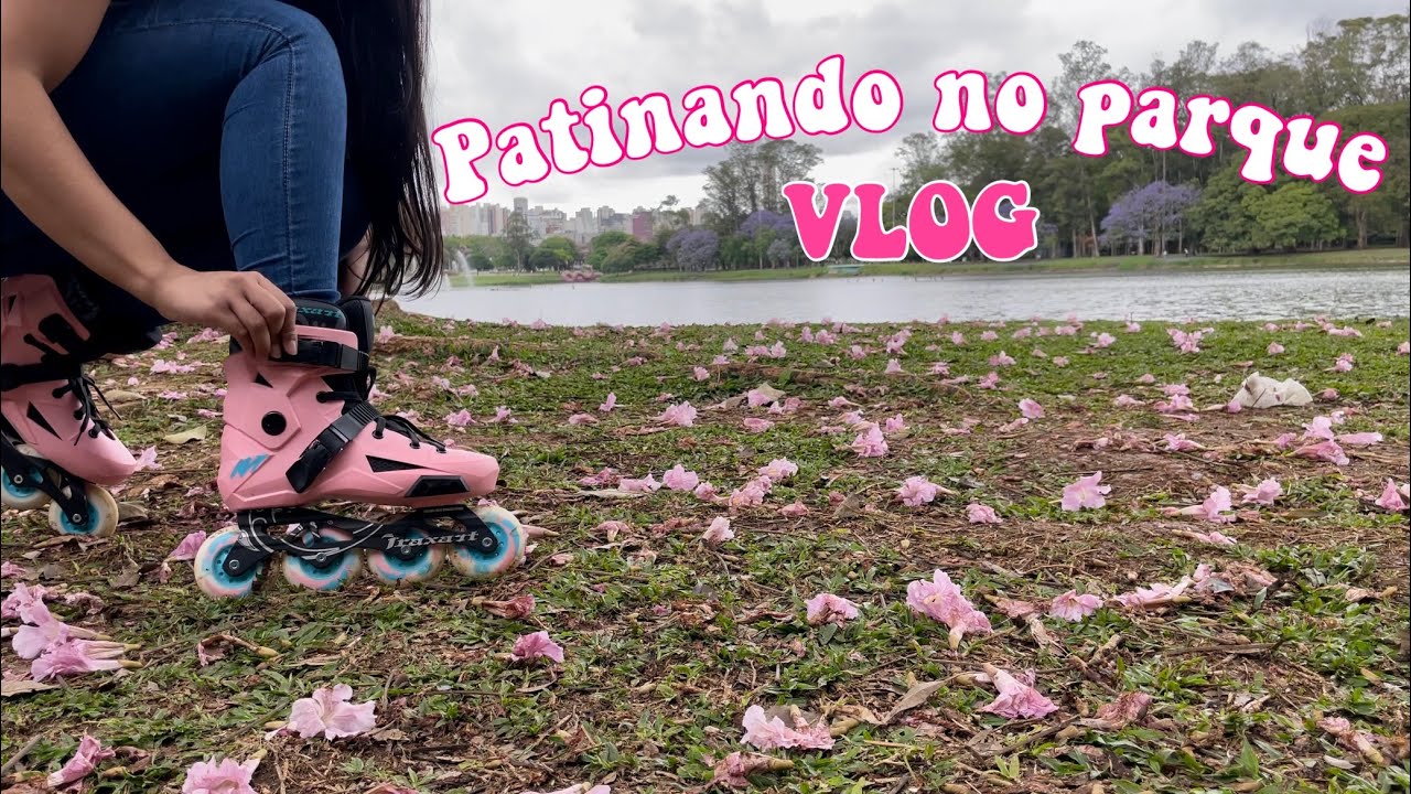 VLOG - ANDANDO DE PATINS NO PARQUE IBIRAPUERA (PATINANDO COM PATINS QUAD E INLINE)