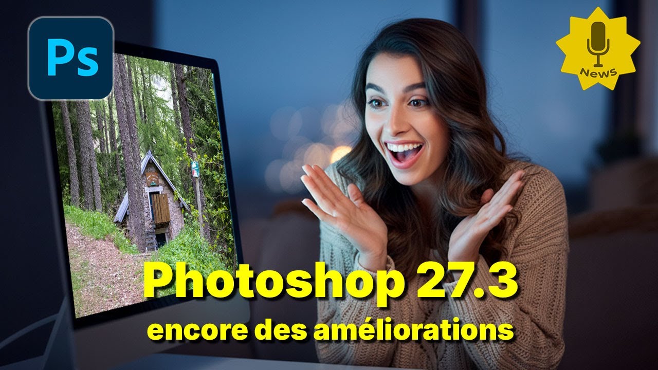 Photoshop passe à la version 27.3 : avec de BELLES SURPRISES !