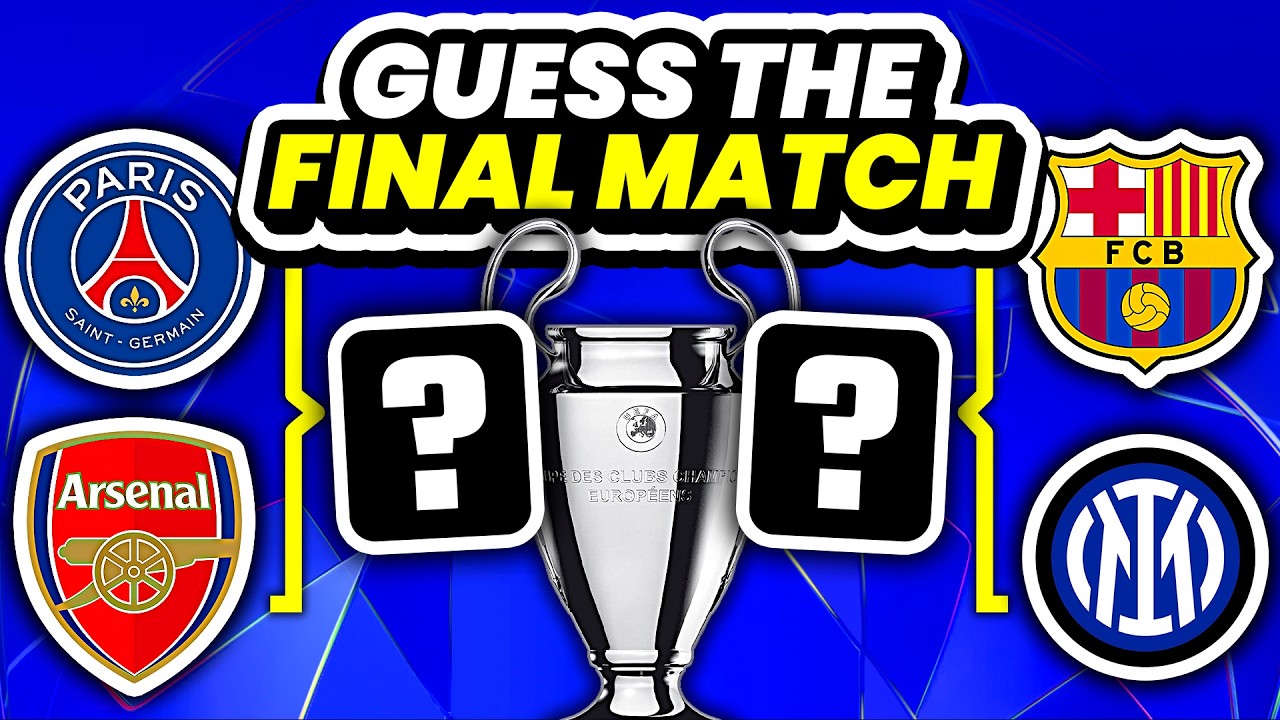 GUESS THE CHAMPIONS LEAGUE FINAL MATCH | FOOTBALL QUIZ TRIVIA 2025