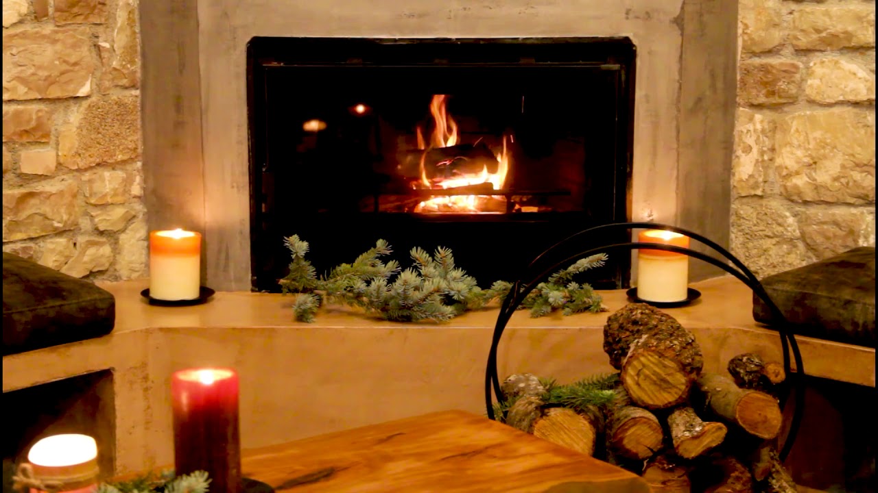 Calming Fireplace Sounds. Cozy Cabin Ambience. (10 Hours). White Noise for Sleeping. Full HD.