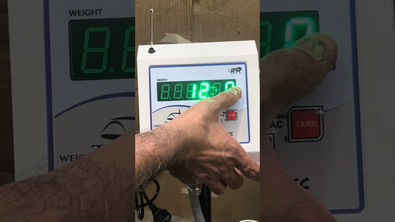 Calibration Process For Weighing Scale with Wireless Display