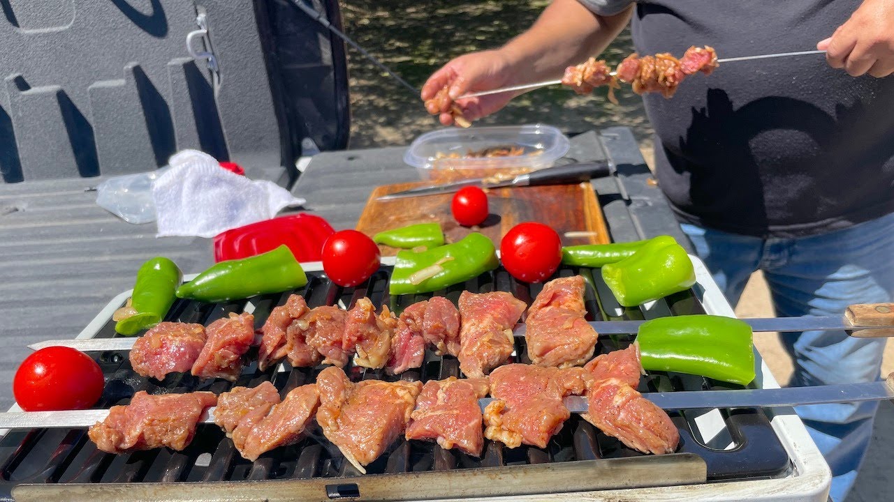 how to make kabab in the back of ur truck