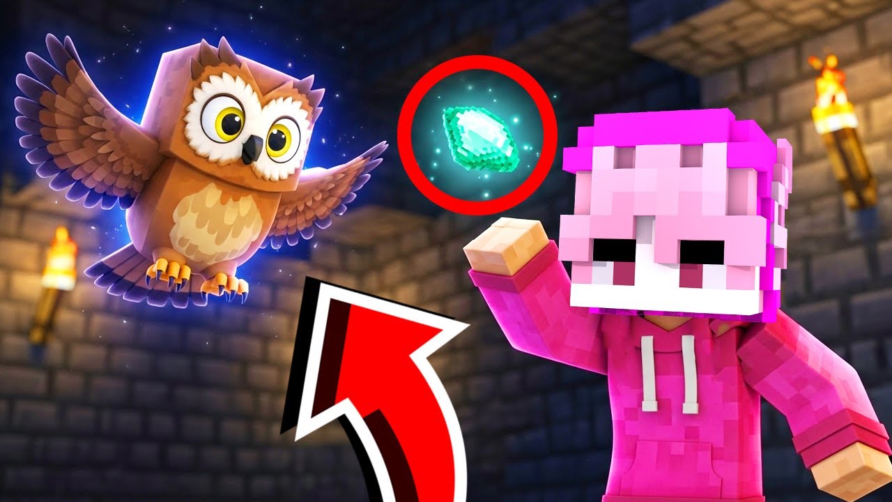 Minecraft'ta BABY OWL OLARAK YARDIM ETTİM!