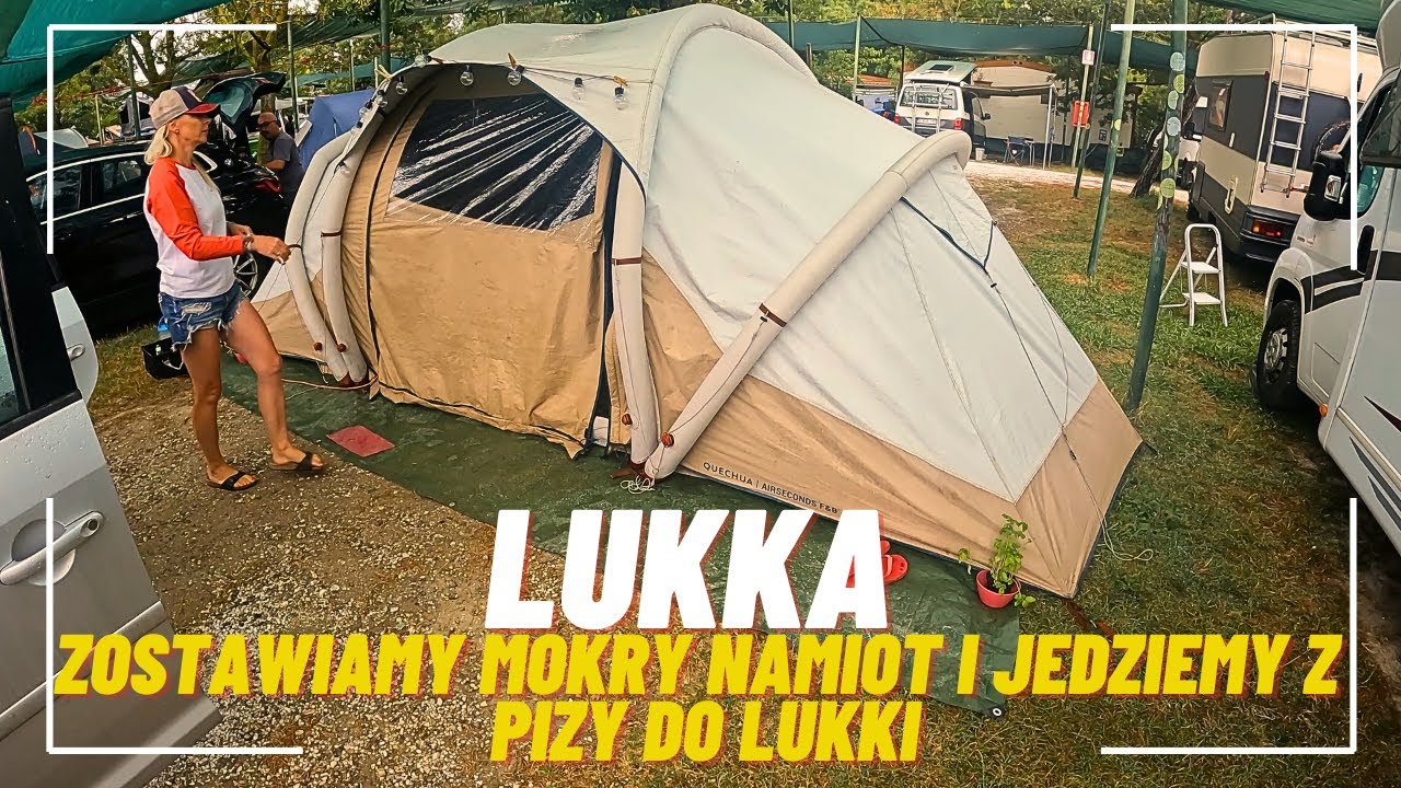 Mokry Namiot: Podróż z Pizy do Urokliwej Lukki i Pietrasanta.