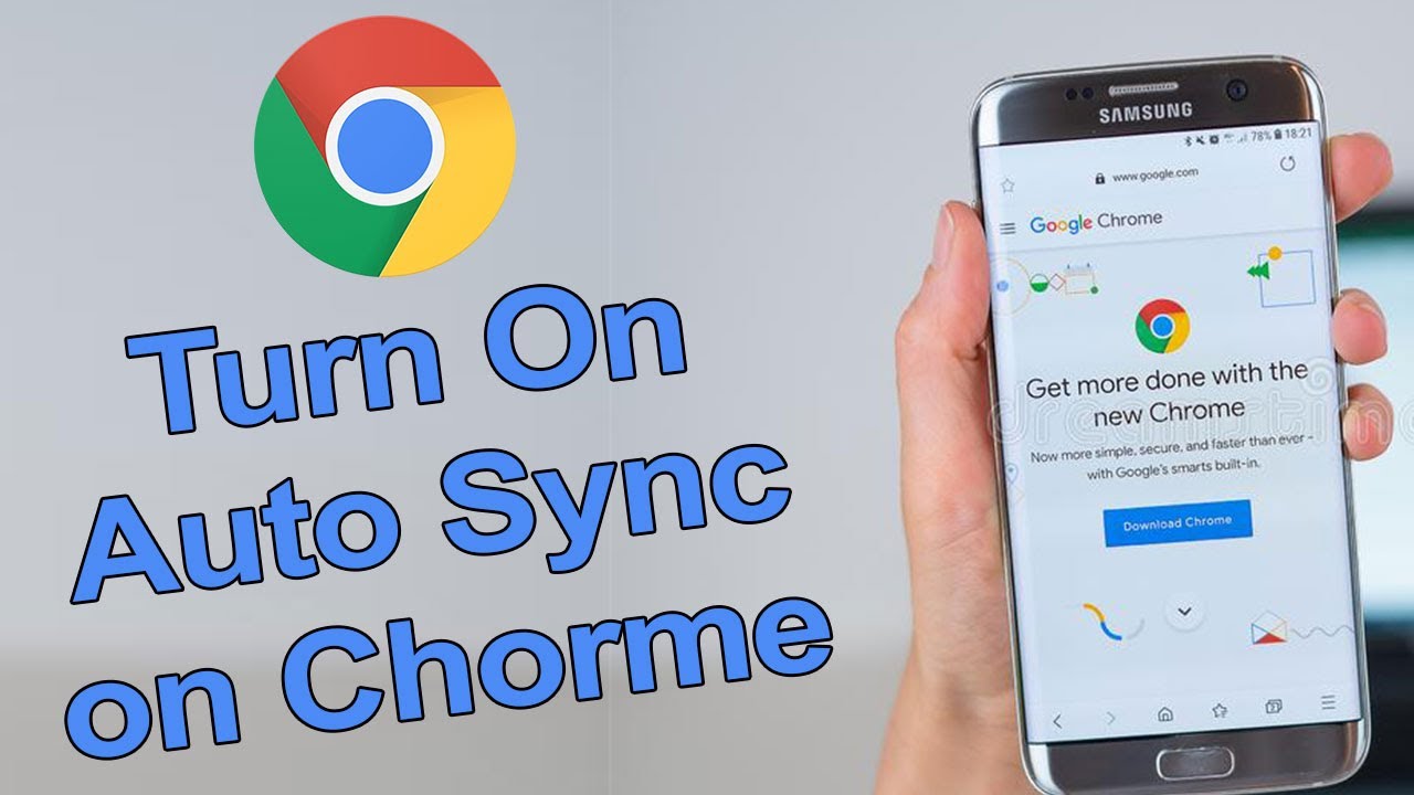 How to turn on auto sync on Google Chrome Browser? (Android)