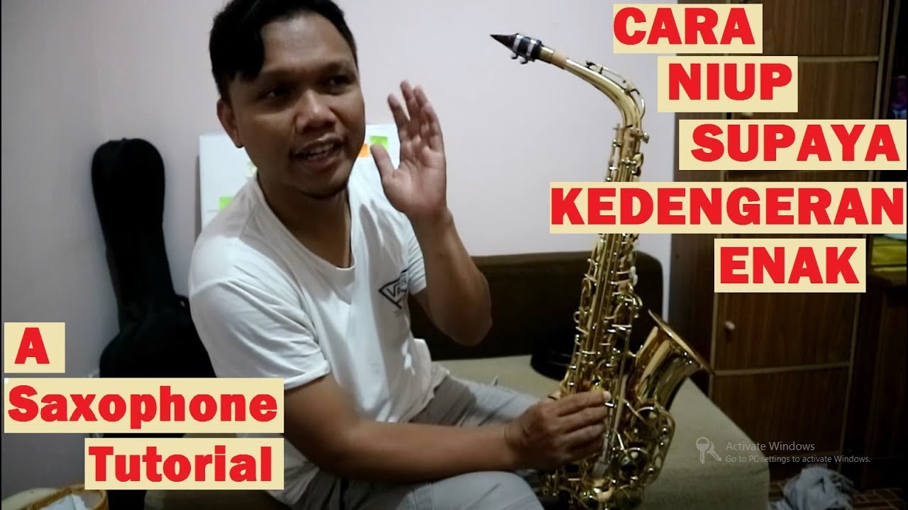 BELAJAR EMBROCHURE CARA MENIUP SAXOPHONE DENGAN LEMBUT DAN ENAK