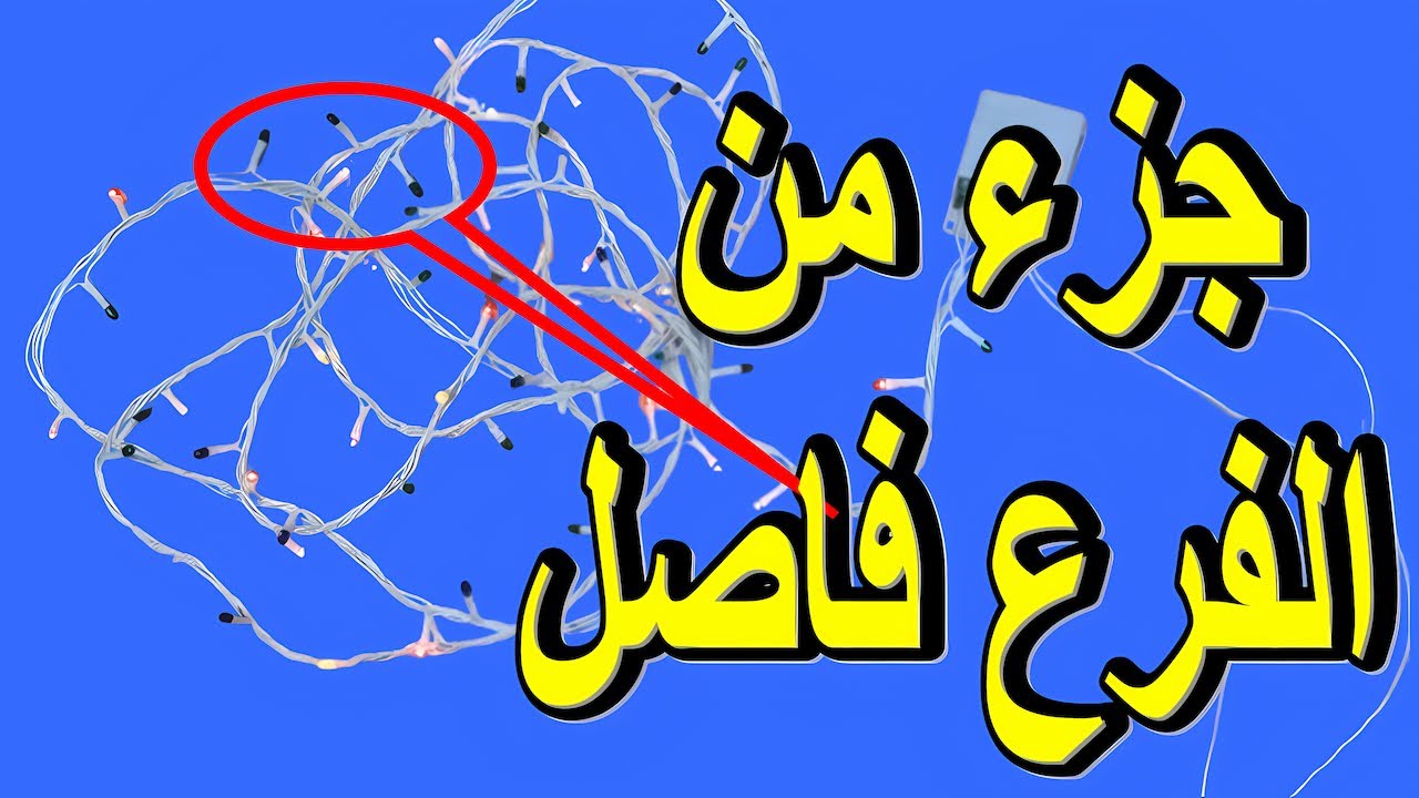 فرع نور الزينه فاصل خط لمبات فاصل جزء منه