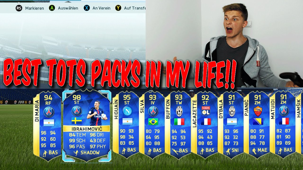14 TOTS IN PACKS ft. 8x 90+ TOTS!!! BEST PACK OPENING IN MY LIFE! - FIFA 16: ULTIMATE TEAM (DEUTSCH)
