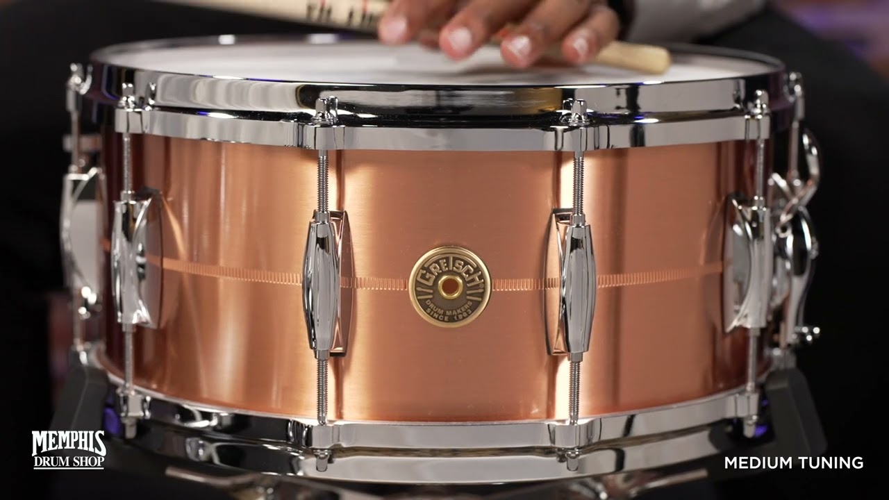 Gretsch 14x6.5 USA Custom 2mm Copper Snare Drum (G4164C2)