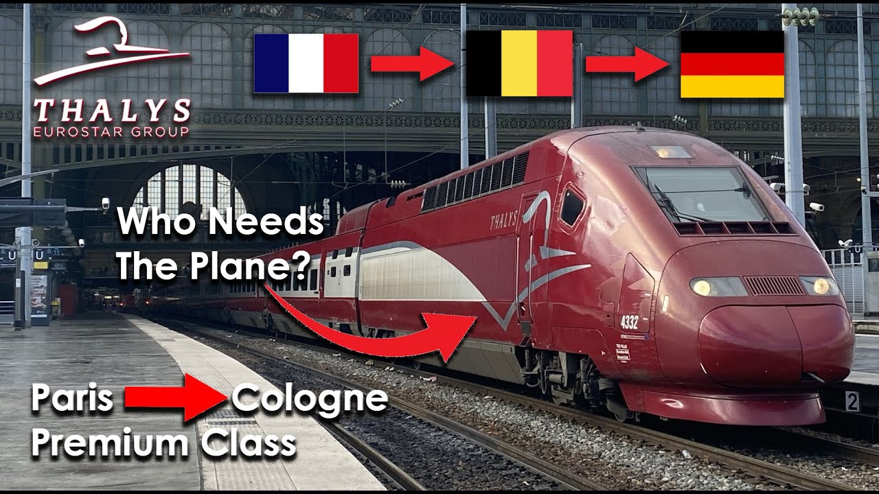 Кому нужен самолёт? Из Парижа в Кёльн со скоростью 300 км/ч на Thalys PREMIUM CLASS!