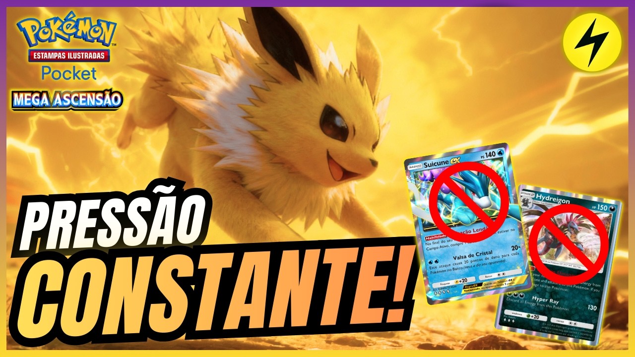 Você Está IGNORANDO o Poder do Jolteon EX? Gameplay  RANQUEADA!