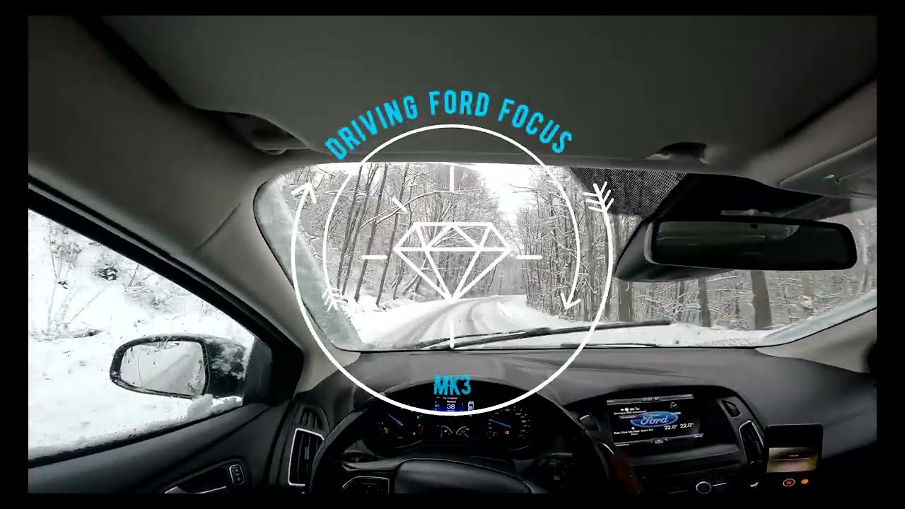Snowy Forest Drive | Ford Focus POV