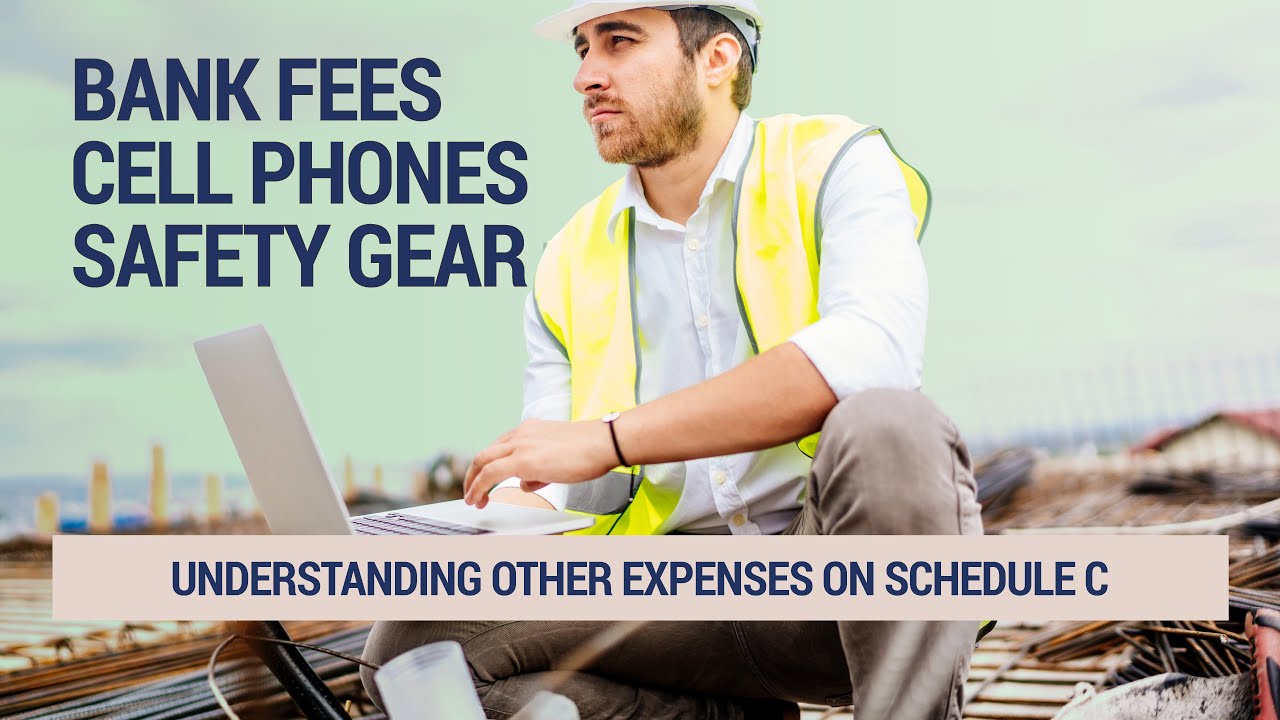 Bank Fees, Cell Phones, Charitable Contributions and Clothing - Line 27A and Line 48 of Schedule C