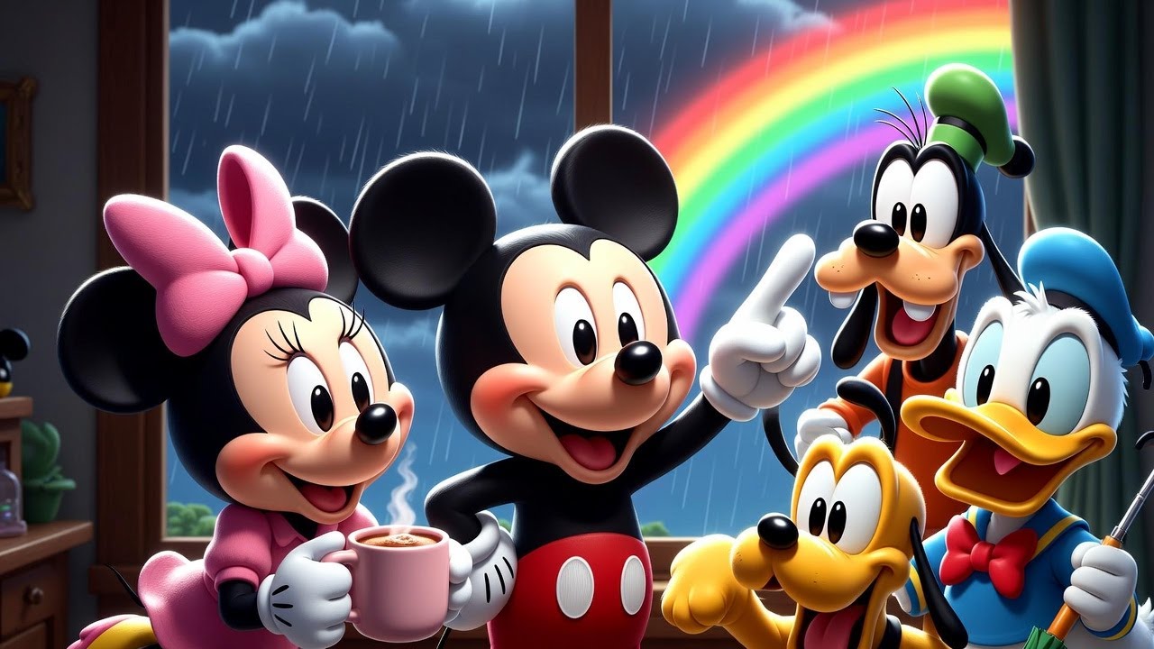 🌈 Mickey Mouse and Friends’ Rainy Day Surprise | Fun Kids Story Cartoon
