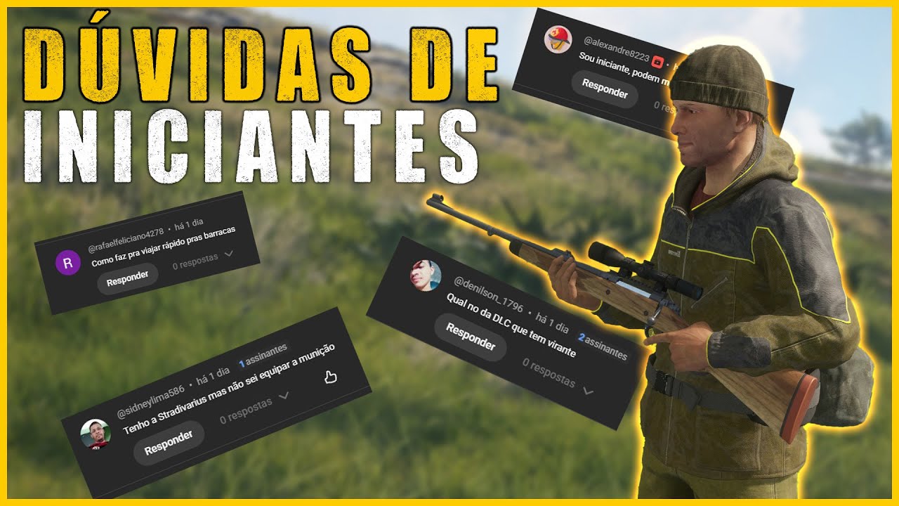 RESPONDENDO DUVIDAS DOS INCRITOS - THE HUNTER CALL OF THE WILD #DICAS