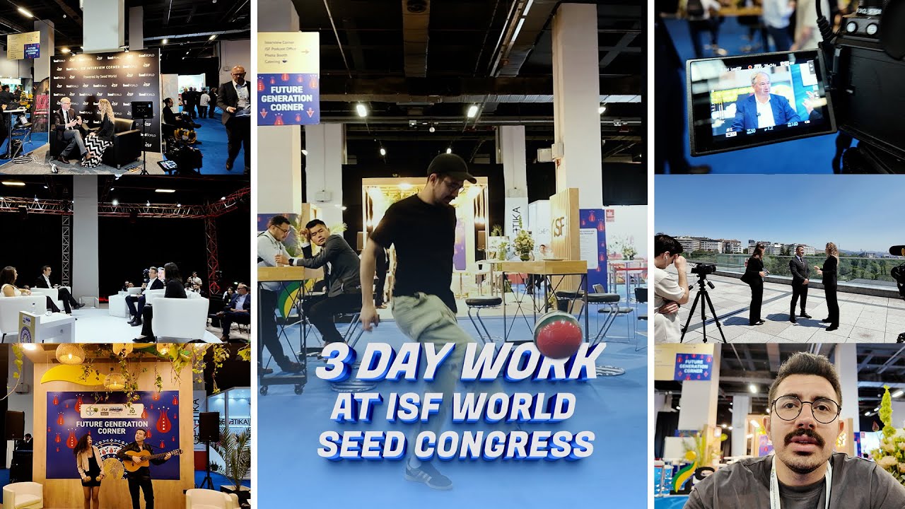We Filmed at the ISF World Seed Congress 2025 | Freelance Videographer Vlog