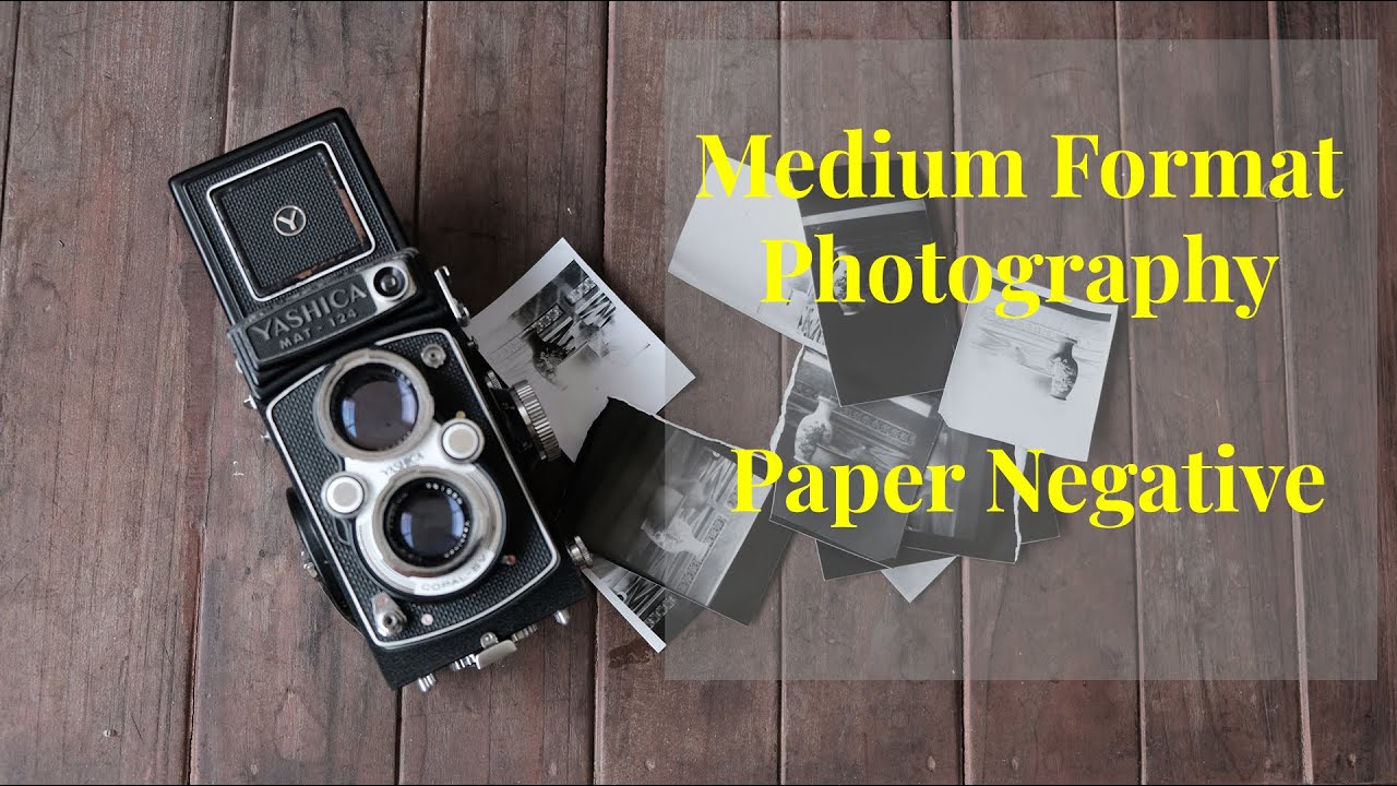 Medium Format Photography Paper Negative