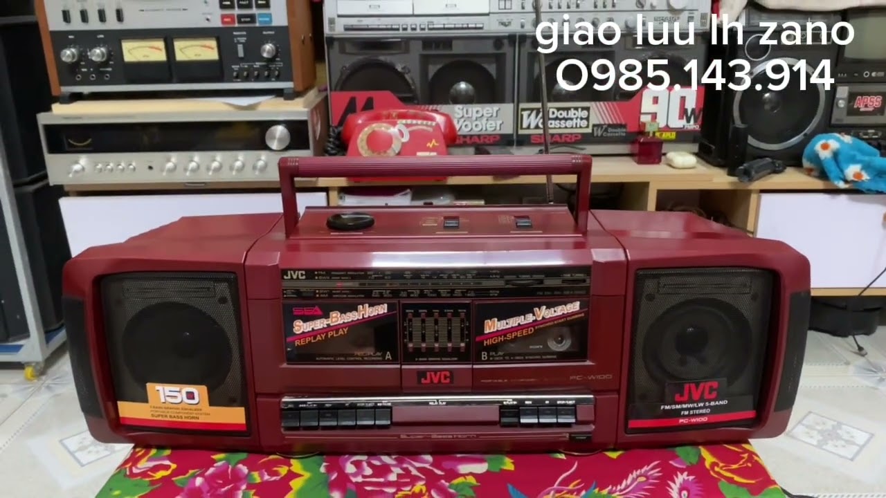 JVC PC W100 đỏ mận.gia 2tr8.Lh Zalo 0985143914