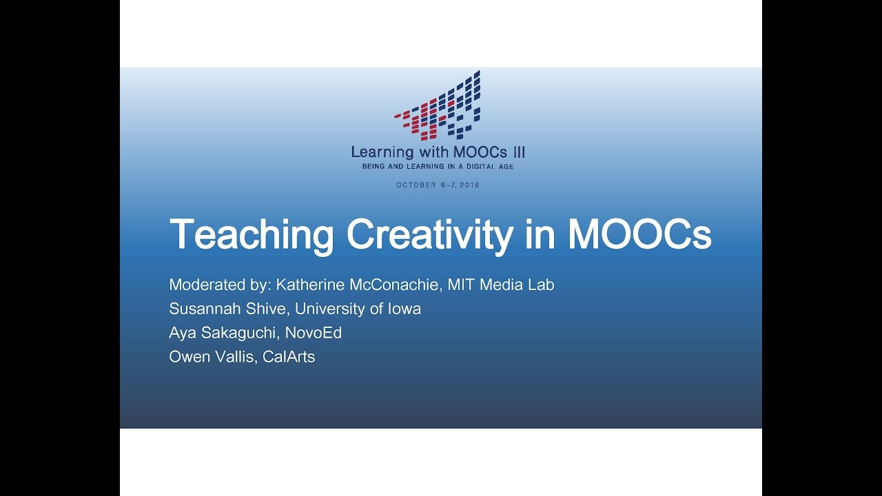 Teaching Creativity in MOOCs