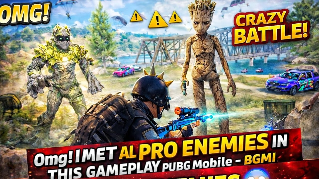 Omg! 😱I MET ALL PRO ENEMIES IN THIS🔥💓GAMEPLAY PUBG Mobile - BGMI  #bgmi 